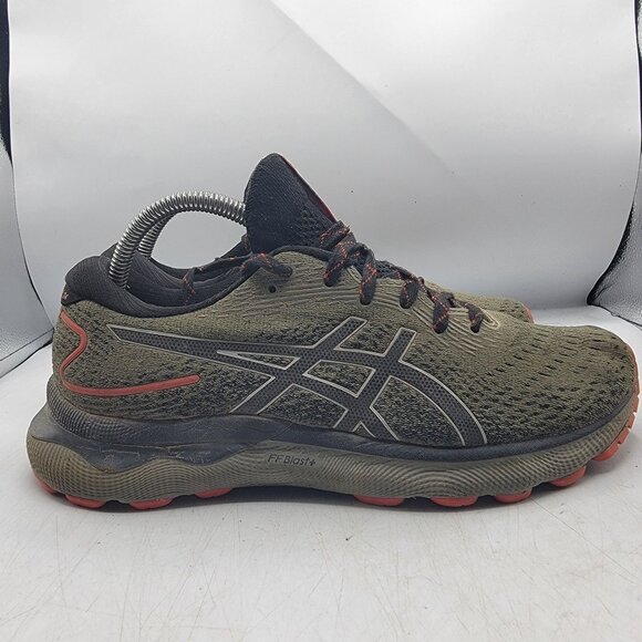 Asics Gel Nimbus 24 TR Nature Bathing Olive Mens 8.5 Green Athletic Shoes - Picture 13 of 13